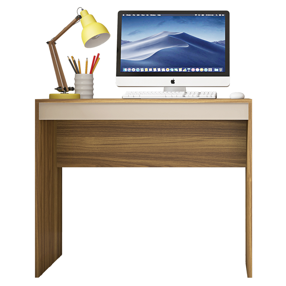 Mesa Computador Para Escritório 90 Cm Marrom Recta Caemmun Mesa Computador Para Escritório 90 Cm Marrom Recta Caemmun