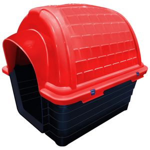 Casinha Plástica Iglu Furacão Pet Vermelha Casinha Plástica Iglu Furacão Pet Vermelha
