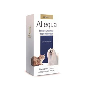 Colírio para Cachorros e Gatos Allequa UCB Vet - 10 ml Colírio para Cachorros e Gatos Allequa UCB Vet - 10 ml