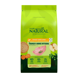 Ração Guabi Natural Cães Adultos Grandes Frango e Arroz Ração Guabi Natural Cães Adultos Grandes Frango e Arroz