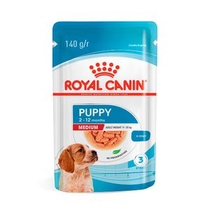 Ração Úmida Royal Canin Medium Puppy Cães Filhotes - 140 g Ração Úmida Royal Canin Medium Puppy Cães Filhotes - 140 g