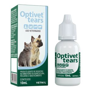 Optivet Tears Colírio Cães e Gatos - 10 ml