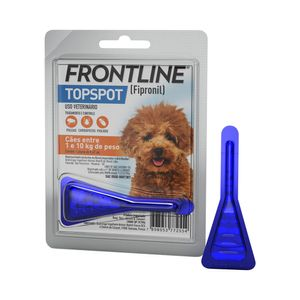 Antipulgas e Carrapatos Frontline Topspot para Cães de 1 a 10kg - 0,67 ml Antipulgas e Carrapatos Frontline Topspot para Cães de 1 a 10kg - 0,67 ml
