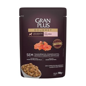 Ração Úmida GranPlus Gourmet Cães Adultos Salmão - 100 g Ração Úmida GranPlus Gourmet Cães Adultos Salmão - 100 g