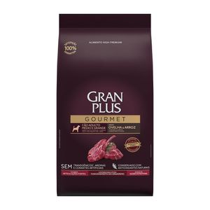 Ração GranPlus Gourmet Cães Adultos Médio e Grande Ovelha e Arroz Ração GranPlus Gourmet Cães Adultos Médio e Grande Ovelha e Arroz