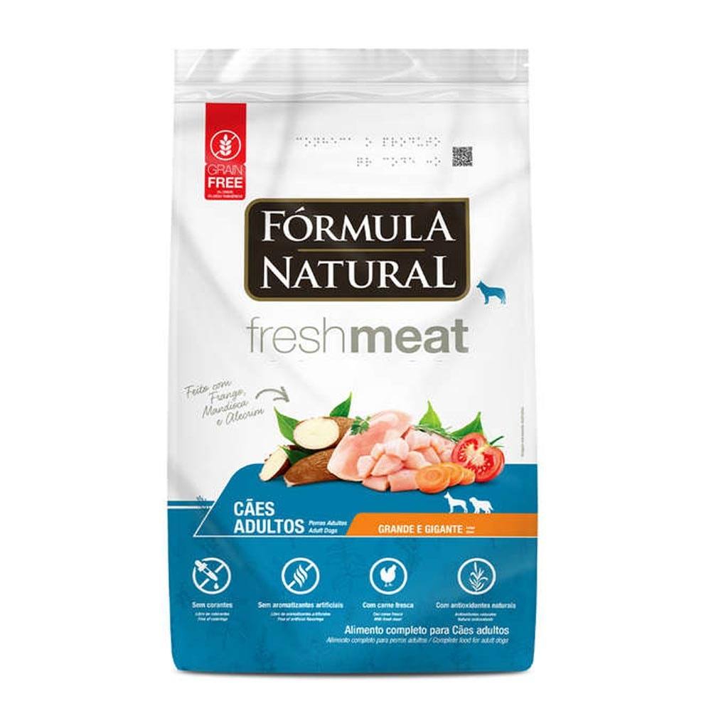 Ração Fórmula Natural Fresh Meat Cães Adultos Grande e Gigante Frango Ração Fórmula Natural Fresh Meat Cães Adultos Grande e Gigante Frango