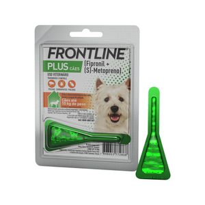 Antipulgas e Carrapatos Frontline Plus para Cães até 10kg - 0,67 ml Antipulgas e Carrapatos Frontline Plus para Cães até 10kg - 0,67 ml