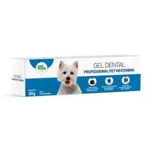 Gel Dental Pet Whitening Branqueador Petmais - 80g Gel Dental Pet Whitening Branqueador Petmais - 80g