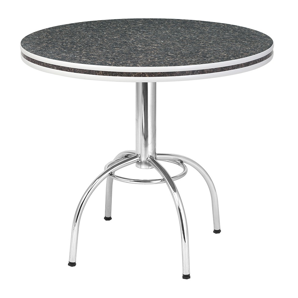 Mesa de Jantar Redonda Special Cromada 90 cm Mesa de Jantar Redonda Special Cromada 90 cm