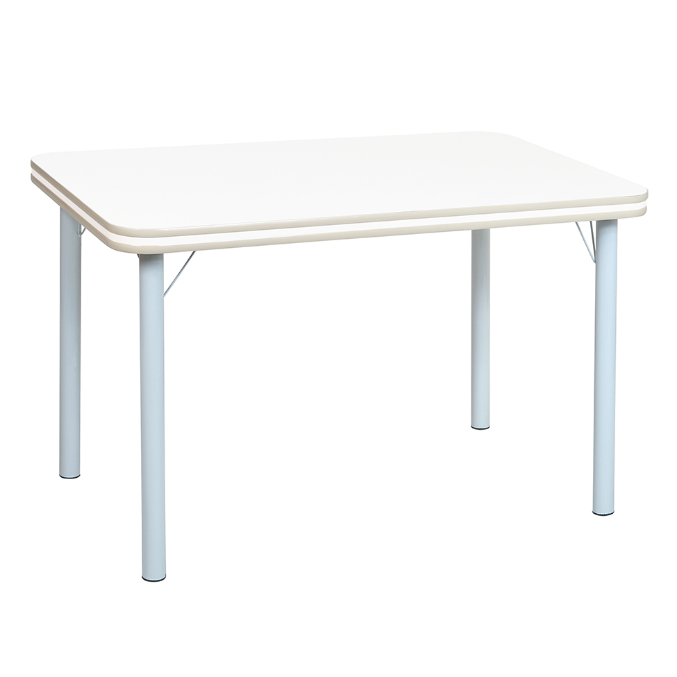 Mesa de Jantar Retangular Carla Branca 120 cm Mesa de Jantar Retangular Carla Branca 120 cm