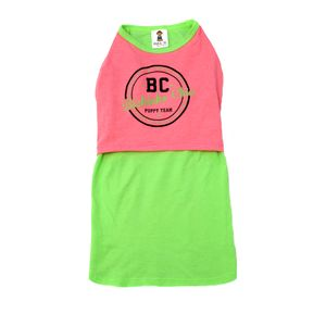 Camiseta Puppy Team Bichinho Chic Rosa Camiseta Puppy Team Bichinho Chic Rosa