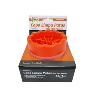 Copo Limpa Patas para Cães Western - 9,5X15cm Copo Limpa Patas para Cães Western - 9,5X15cm