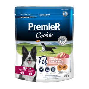 Cookie Premier Fit Cães Adultos Frango com Batata Doce - 250 g Cookie Premier Fit Cães Adultos Frango com Batata Doce - 250 g