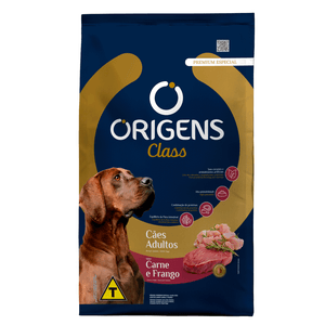 Ração Origens Class Cães Adultos Carne e Frango Ração Origens Class Cães Adultos Carne e Frango
