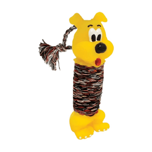 Brinquedo Cachorro com Corda LCM Amarelo - Único Brinquedo Cachorro com Corda LCM Amarelo - Único
