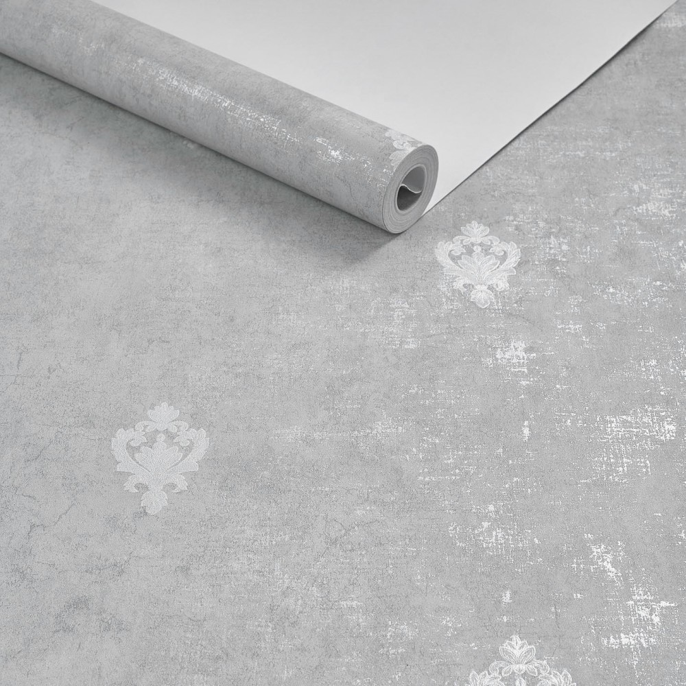 Papel De Parede Importado Para Quarto Lavavel Cinza Arabesco Papel De Parede Importado Para Quarto Lavavel Cinza Arabesco