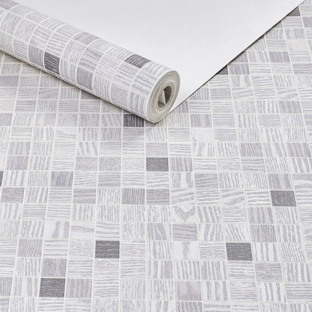 Papel De Parede Importado Tnt Textura Pastilhas Tons Cinza Papel De Parede Importado Tnt Textura Pastilhas Tons Cinza