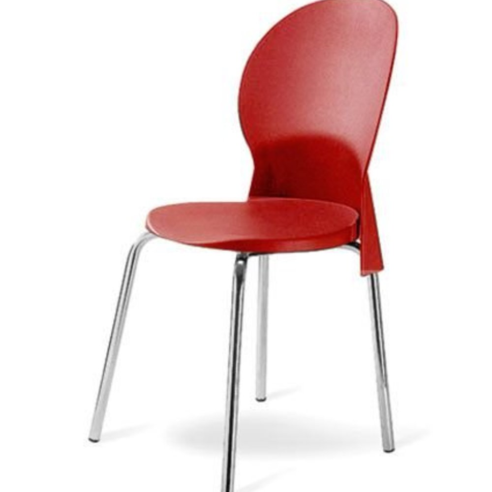Cadeira Base Cromada Linha Polipropileno Milano Cadeira Base Cromada Linha Polipropileno Milano
