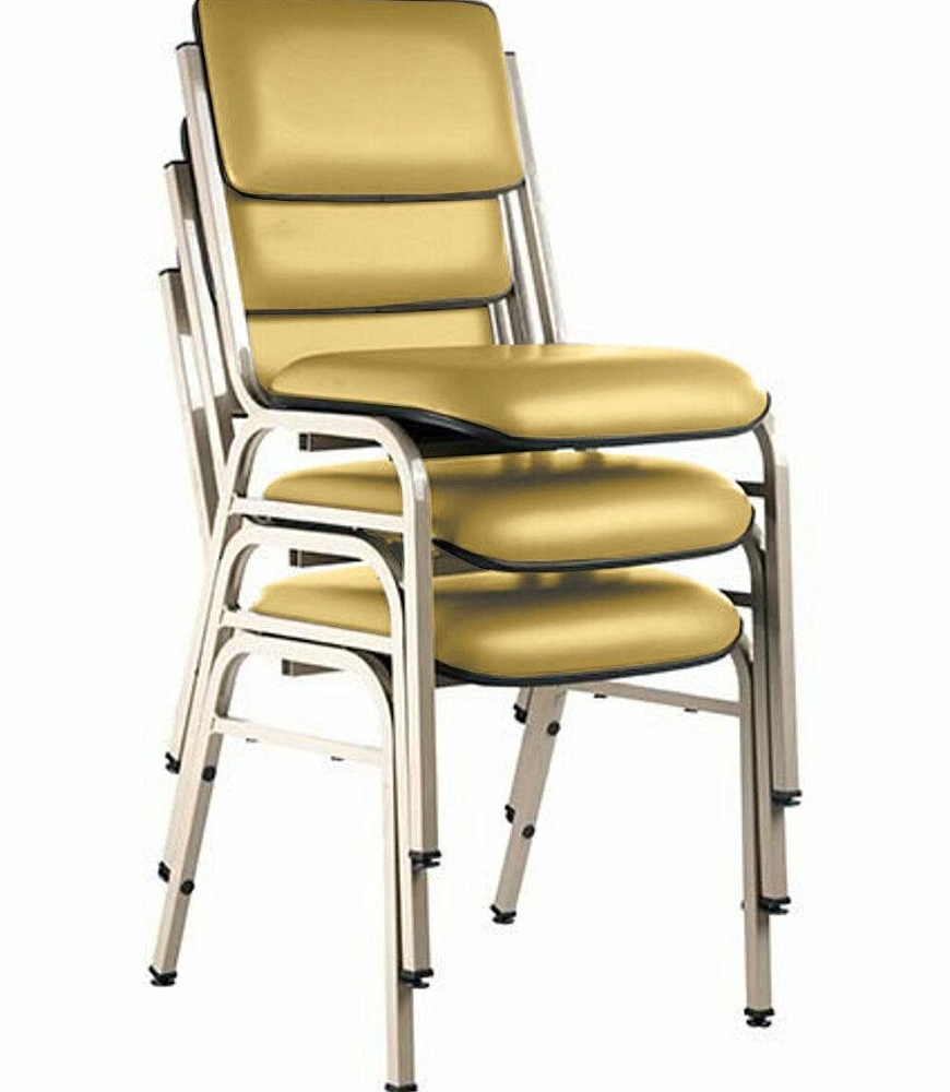 Kit com 3 Cadeiras para Auditórios Linha Hotel Smart Amarelo Kit com 3 Cadeiras para Auditórios Linha Hotel Smart Amarelo