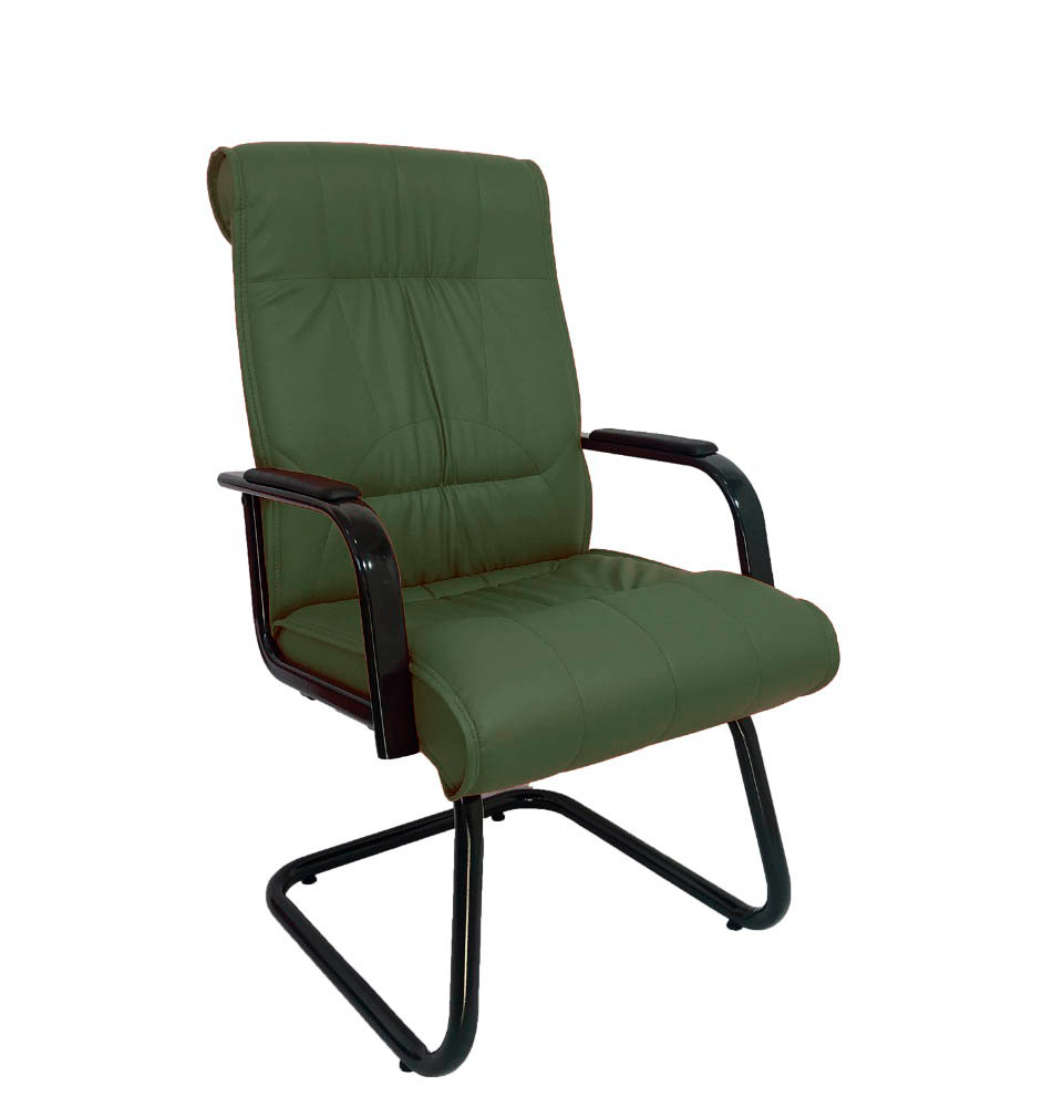 Cadeira Interlocutor Para Escritório Linha Itália Verde Cadeira Interlocutor Para Escritório Linha Itália Verde