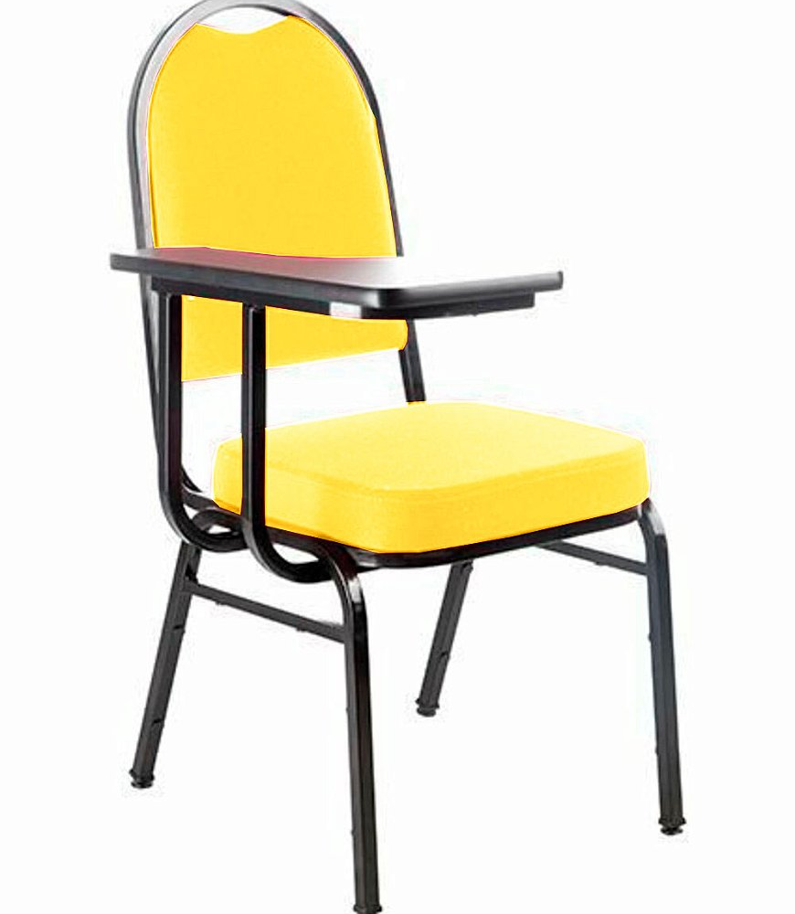 Cadeira Universitária para Auditório Linha Hotel Amarelo Cadeira Universitária para Auditório Linha Hotel Amarelo
