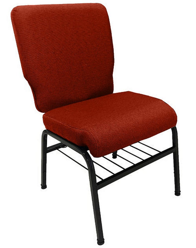 01 Cadeira para Igrejas c/ Porta Biblía e Porta Cálice Vermelho 01 Cadeira para Igrejas c/ Porta Biblía e Porta Cálice Vermelho