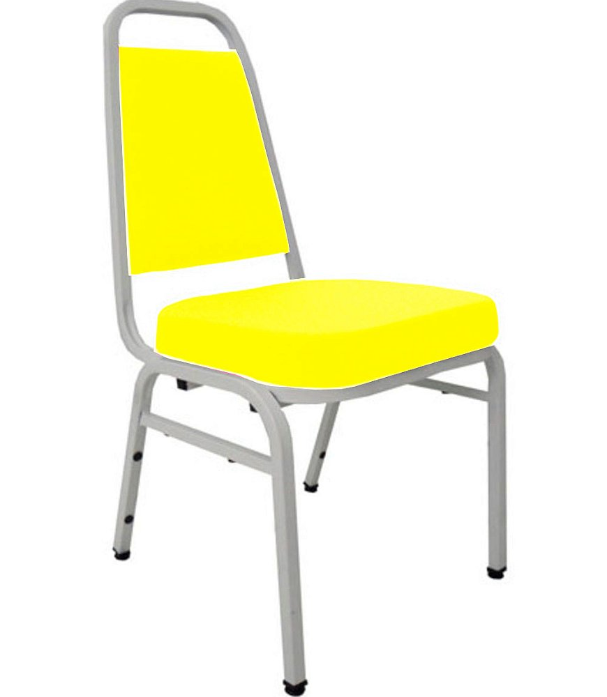 Cadeira Empilhável para Auditórios Linha Hotel Plus Amarelo Cadeira Empilhável para Auditórios Linha Hotel Plus Amarelo