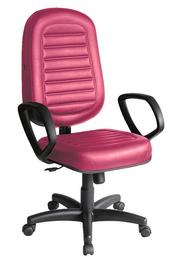 Cadeira Presidente para Escritório Linha Blenda Rosa Cadeira Presidente para Escritório Linha Blenda Rosa