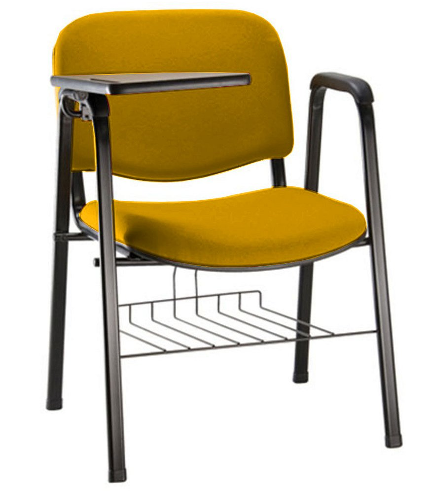 Cadeira Escolar Universitária para Auditórios Linha Hotel Amarelo Cadeira Escolar Universitária para Auditórios Linha Hotel Amarelo
