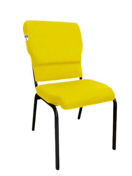 Cadeira Empilhável para Igrejas Evangélicas Linha Church Amarelo Cadeira Empilhável para Igrejas Evangélicas Linha Church Amarelo