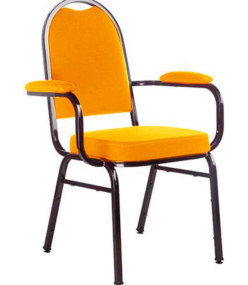Cadeira com braços para Auditórios Linha Hotel Laranja Cadeira com braços para Auditórios Linha Hotel Laranja