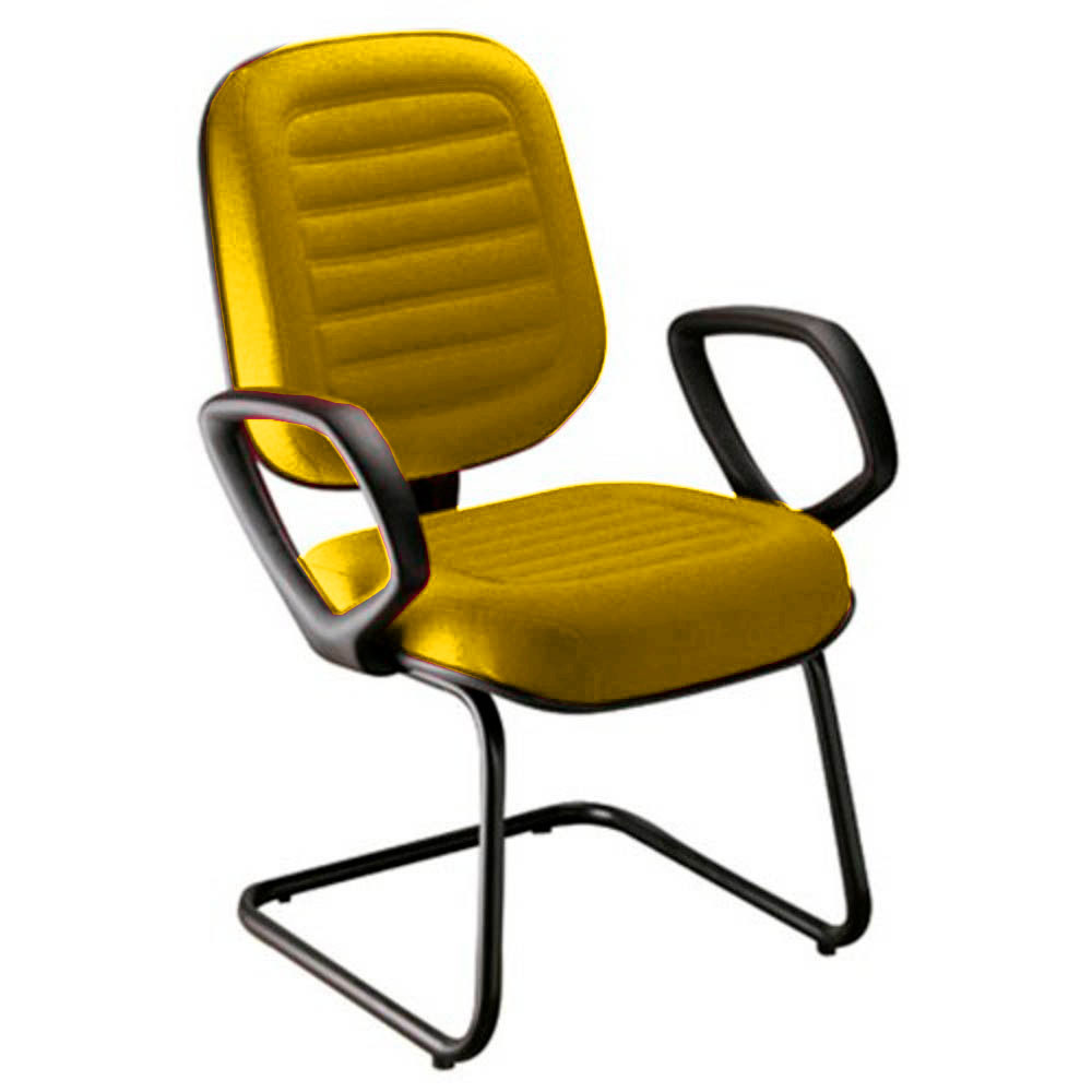 Cadeira Diretor para Auditório e Salas de Convenções Linha Blenda Amarelo Cadeira Diretor para Auditório e Salas de Convenções Linha Blenda Amarelo