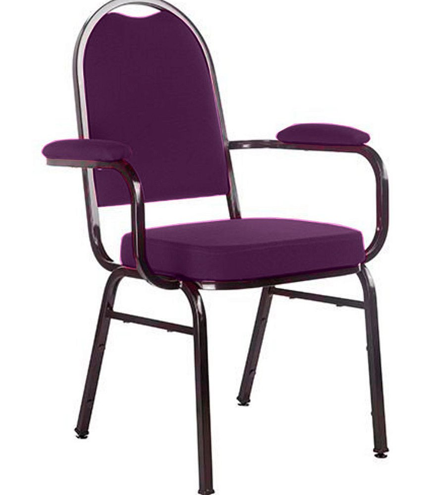 Cadeira com braços para Auditórios Linha Hotel Roxo Cadeira com braços para Auditórios Linha Hotel Roxo