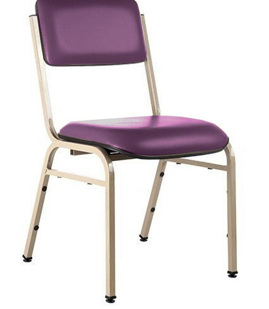 Cadeira Empilhável para Auditórios Linha Hotel Smart Roxo Cadeira Empilhável para Auditórios Linha Hotel Smart Roxo
