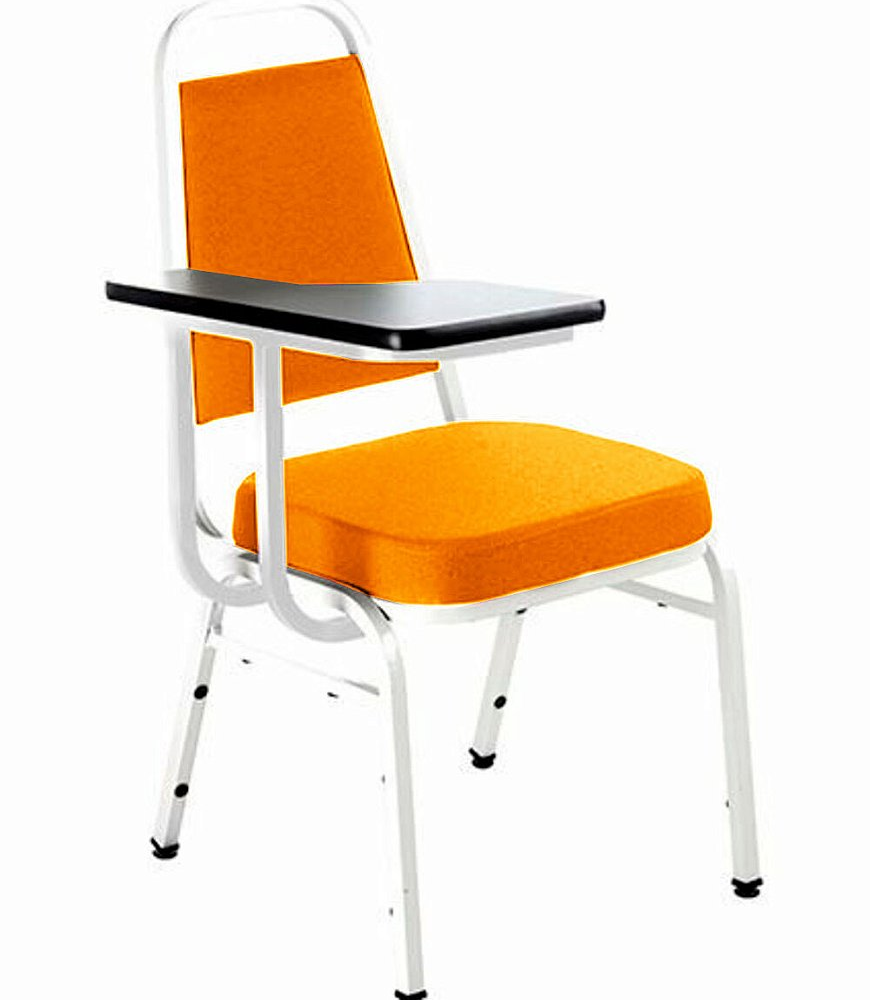 Cadeira Universitária Empilhável Linha Hotel Plus Laranja Cadeira Universitária Empilhável Linha Hotel Plus Laranja