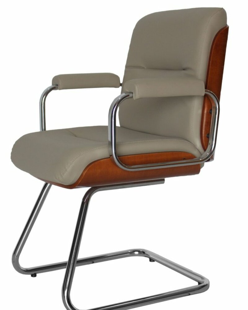 Cadeira Eames Diretor Base Fixa Linha Capa em Madeira Cadeira Eames Diretor Base Fixa Linha Capa em Madeira