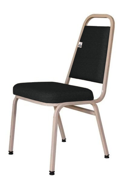 Cadeira Empilhável para Hotelaria Linha Hotel Jersey Preto Cadeira Empilhável para Hotelaria Linha Hotel Jersey Preto