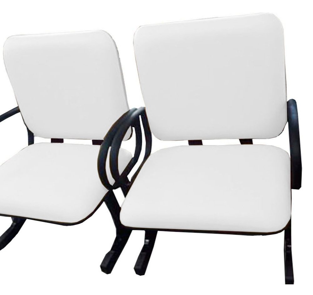 2 Cadeiras de Escritório Linha Emillia Suporta até 250kg Branco 2 Cadeiras de Escritório Linha Emillia Suporta até 250kg Branco