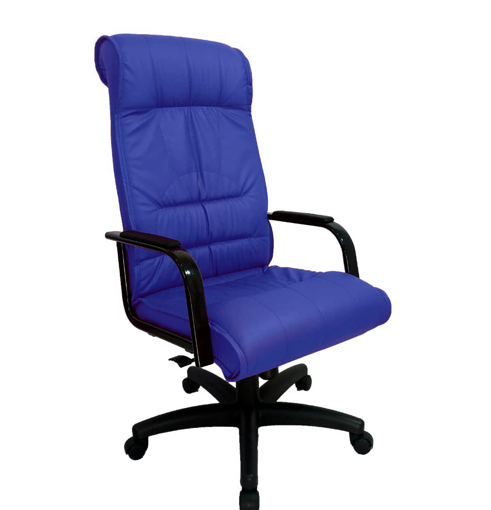 Cadeira Presidente Para Escritório Linha Itália Azul Cadeira Presidente Para Escritório Linha Itália Azul