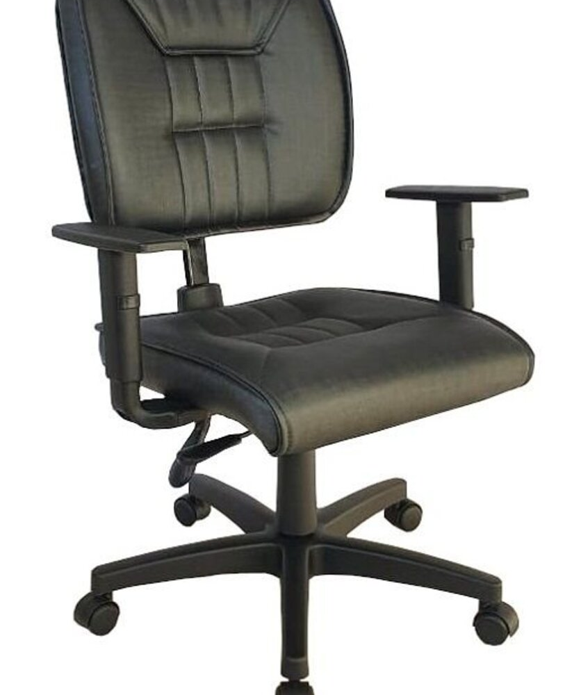 Cadeira Para Escritório E Home Office Linha Greco Preto Cadeira Para Escritório E Home Office Linha Greco Preto