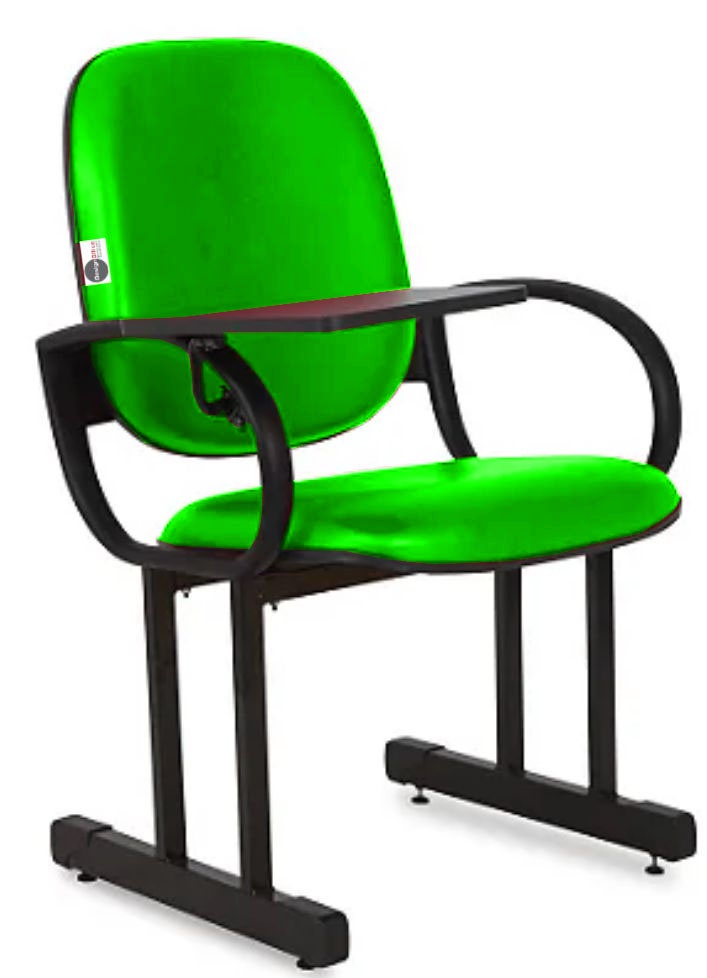 01 Cadeira Escolar para Auditório e Escolas com Prancheta Linha Dallas Auditório Verde 01 Cadeira Escolar para Auditório e Escolas com Prancheta Linha Dallas Auditório Verde