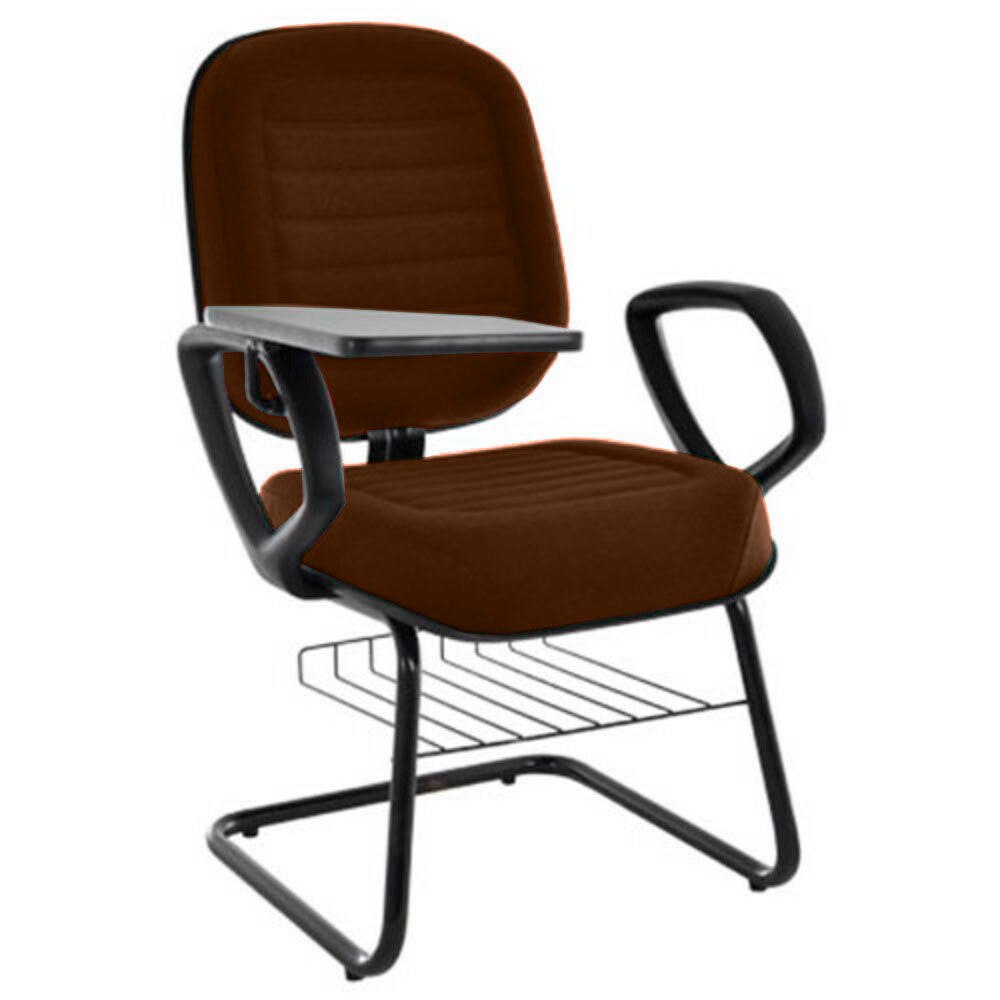 Cadeira Escolar Universitária com prancheta para Escolas e Faculdades Linha Blenda Marrom Cadeira Escolar Universitária com prancheta para Escolas e Faculdades Linha Blenda Marrom