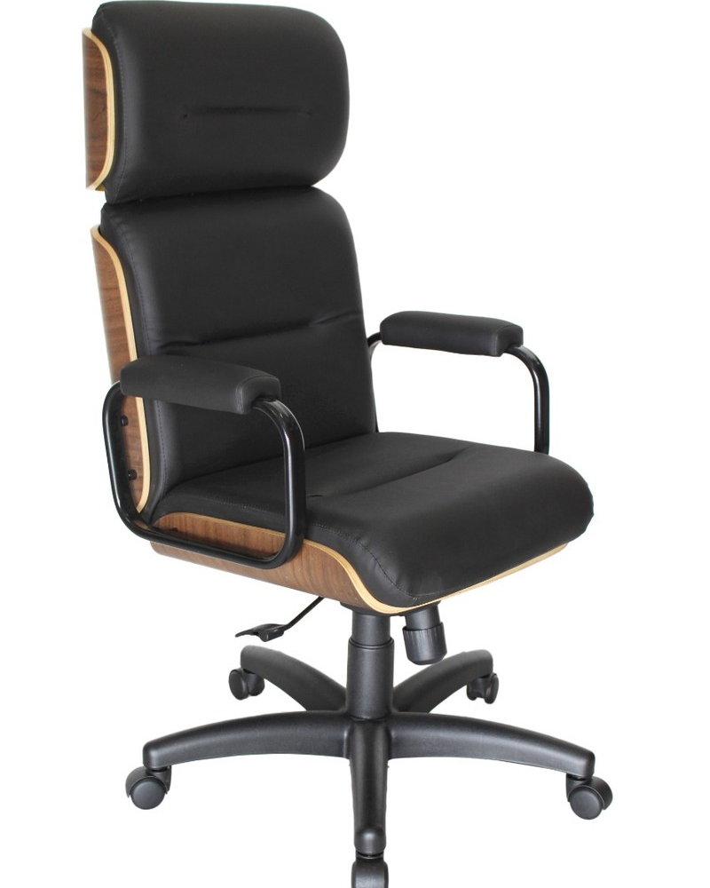 Cadeira Eames Presidente Linha Capa em Madeira Preto Cadeira Eames Presidente Linha Capa em Madeira Preto
