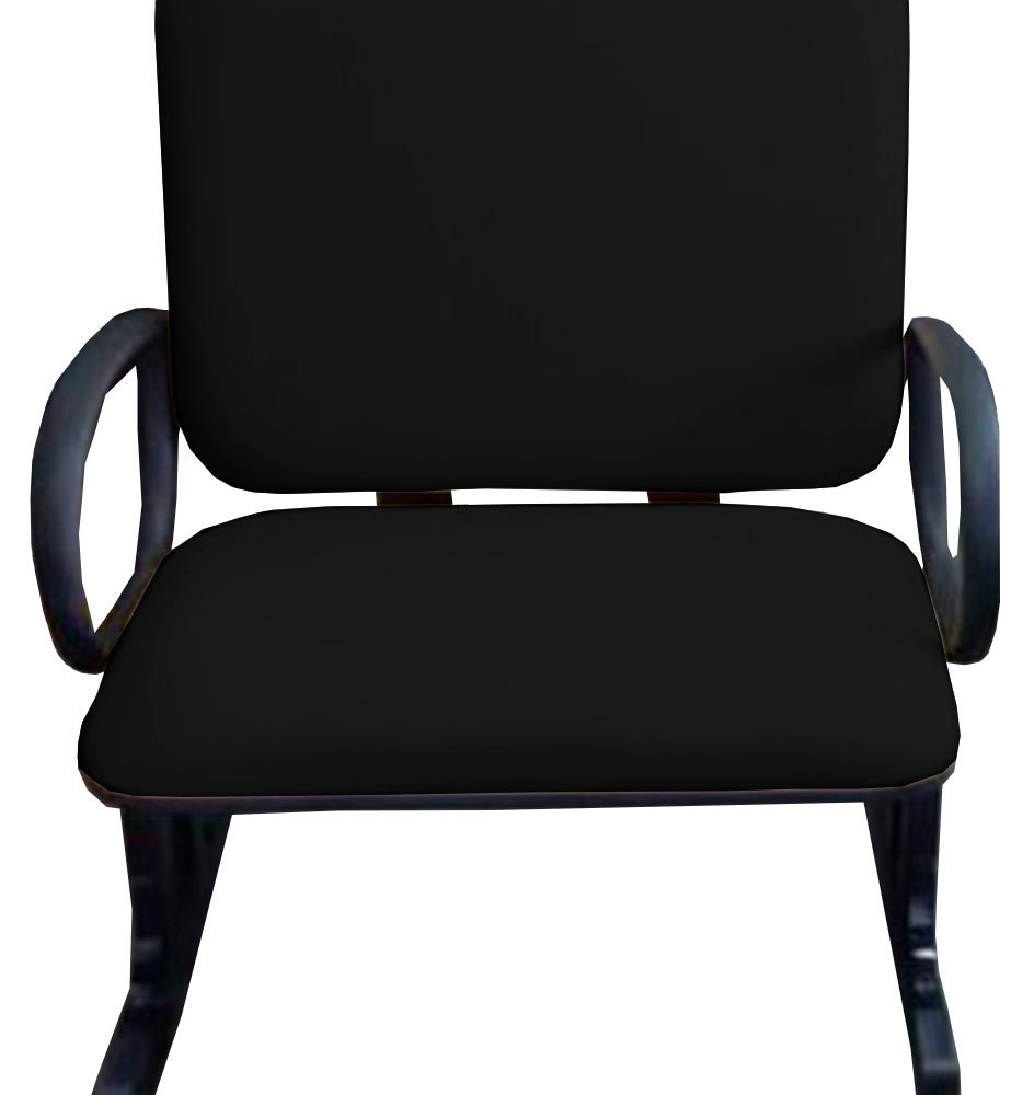 Cadeira de Escritório Linha Turim Suporta até 250kg Preto Cadeira de Escritório Linha Turim Suporta até 250kg Preto