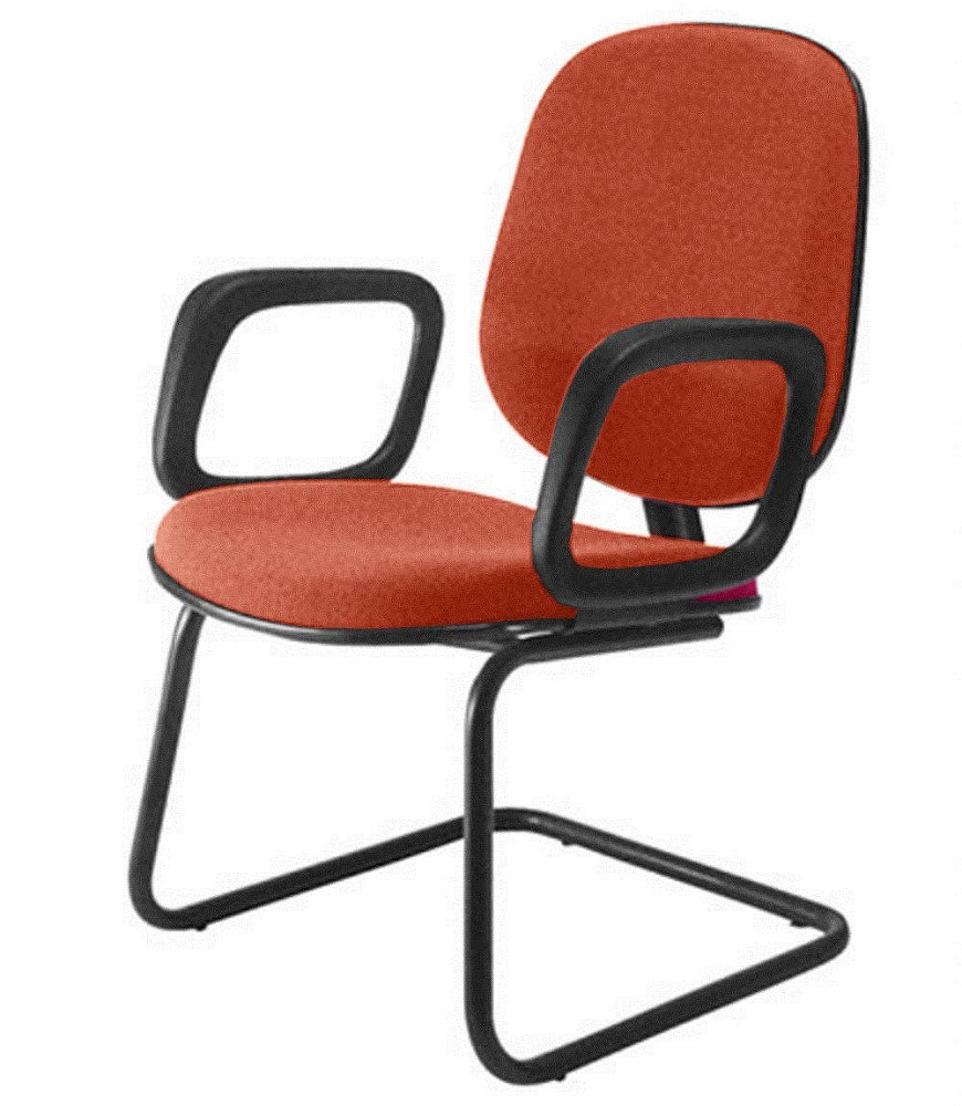 Cadeira para Igrejas Evangélicas Diretor Interlocutor para Escritório Linha Uno Vermelho Cadeira para Igrejas Evangélicas Diretor Interlocutor para Escritório Linha Uno Vermelho