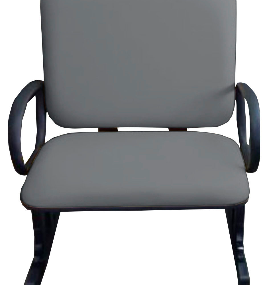 Cadeira de Escritório Linha Plus Size Suporta até 250kg Cinza