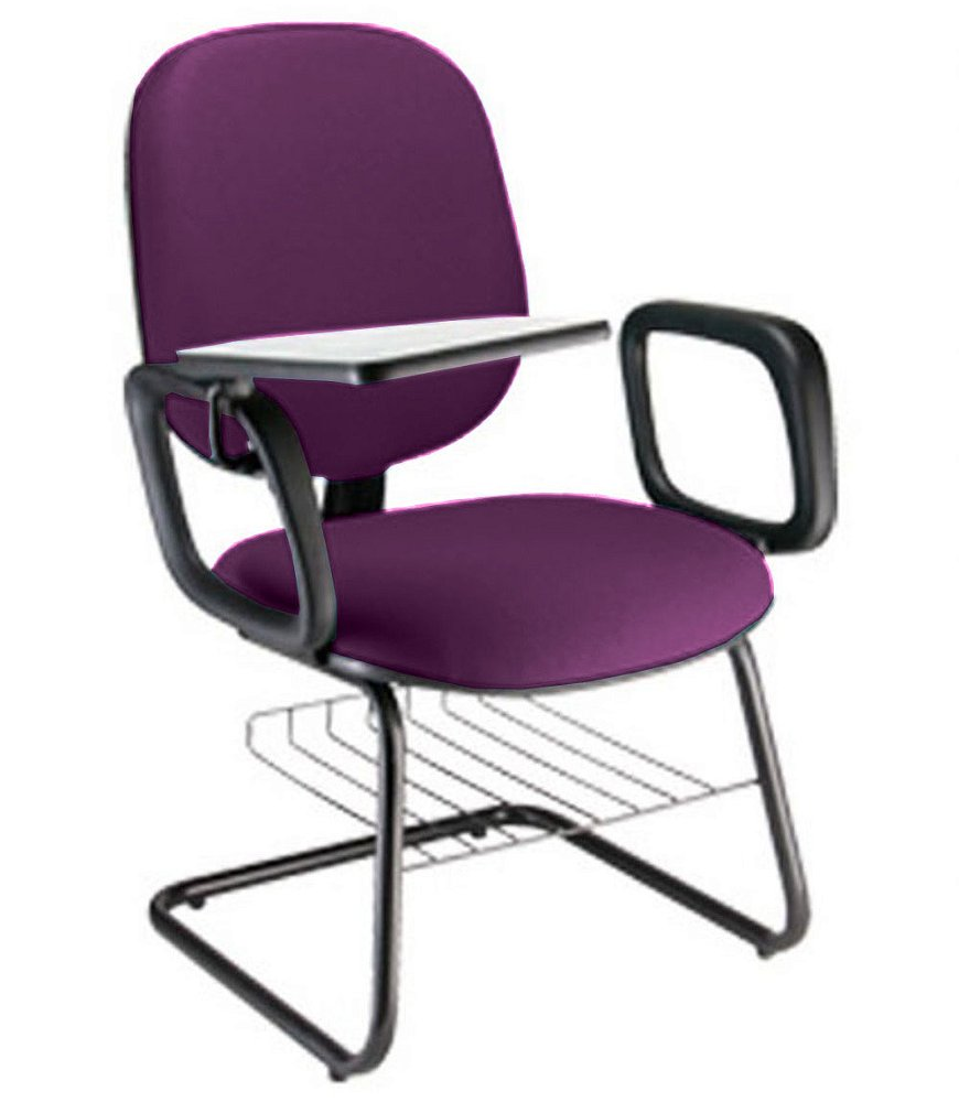 Cadeira Escolar Universitária com prancheta para Escolas Linha Uno Roxo Cadeira Escolar Universitária com prancheta para Escolas Linha Uno Roxo