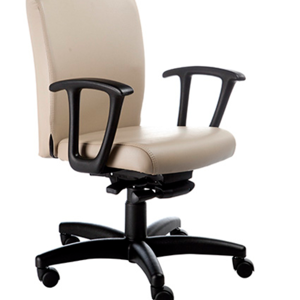 Cadeira Diretor Luxuosa com Braços Fixos Linha Alpha Cadeira Diretor Luxuosa com Braços Fixos Linha Alpha