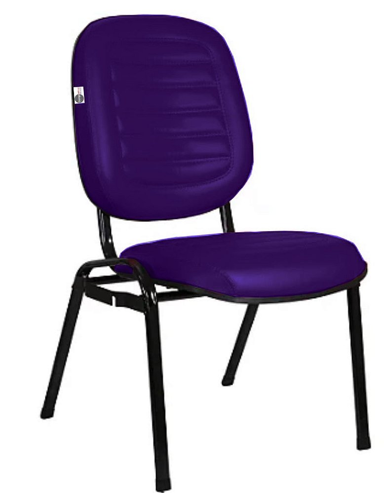 Cadeira Empilhável para Igrejas Evangélicas Linha Holy Roxo Cadeira Empilhável para Igrejas Evangélicas Linha Holy Roxo
