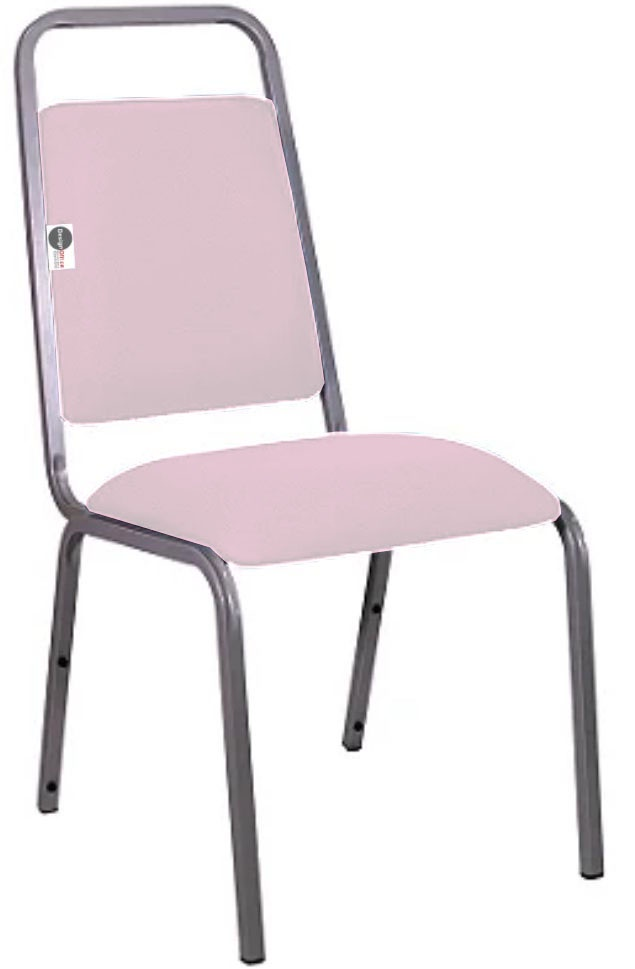 Cadeira Empilhável para Hotelaria Linha Hotel Fremon Rosa Cadeira Empilhável para Hotelaria Linha Hotel Fremon Rosa